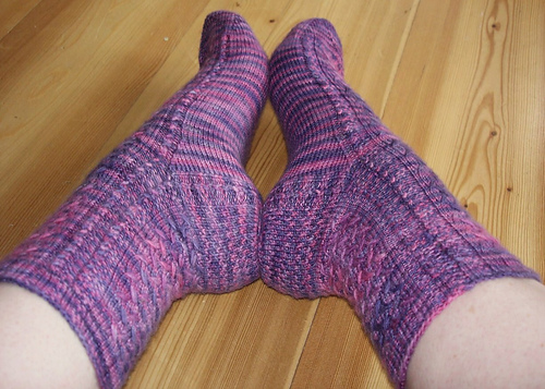 Boyenberry yarn socks customer pic 1
