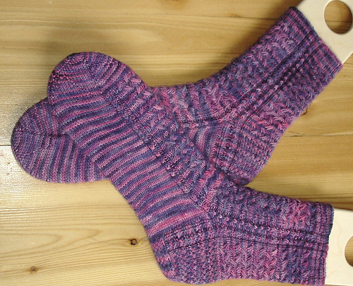 Boyenberry yarn socks customer pic 2