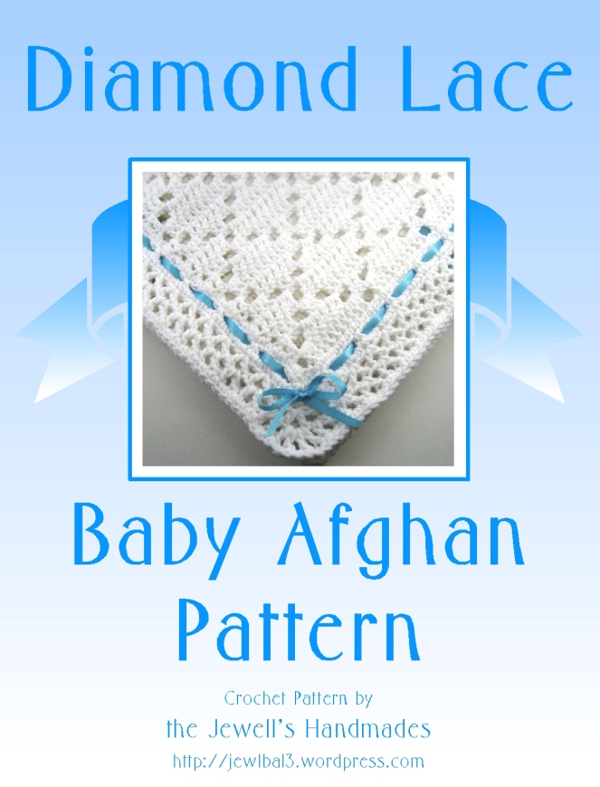 Diamond Lace Baby Afghan Patter